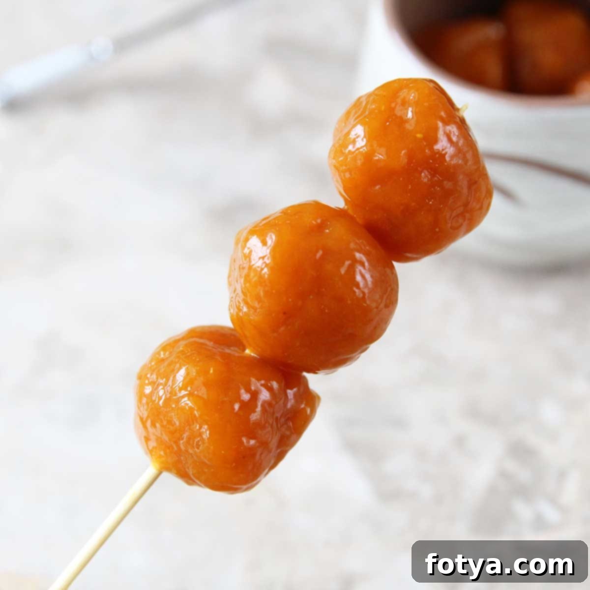 dango κολοκύθας περασμένα σε ξυλάκια