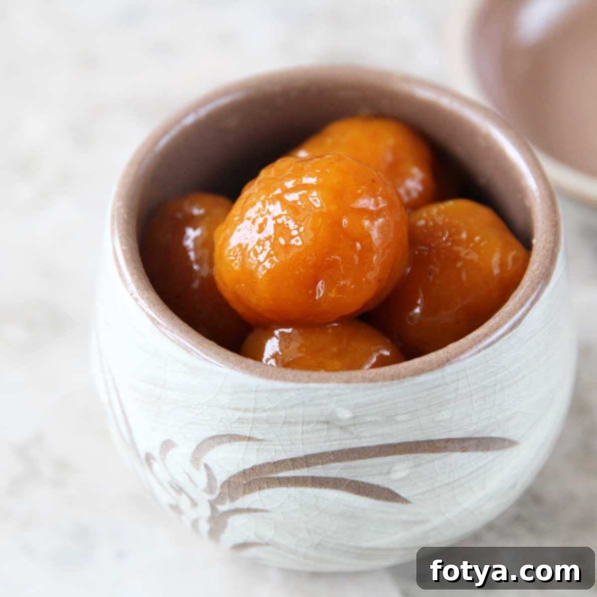 Υγιεινά dango κολοκύθας σερβιρισμένα με μέλι