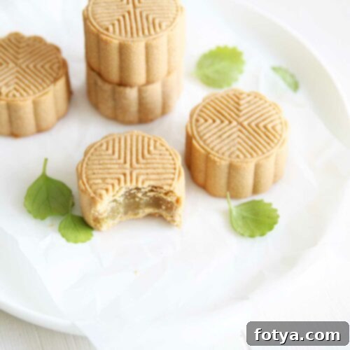 Mooncake: Πάνω από 20 Πρωτότυπες Γεύσεις και Συνταγές για τη Γιορτή του Μεσοφθινοπώρου 2 Vegan mooncakes με 2 συστατικά και γέμιση πάστας λωτού