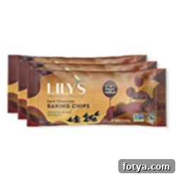 Σπιτικά Κύπελλα Φυστικοβούτυρου PB Fit: Η Υγιεινή, Vegan και Χωρίς Ζάχαρη Απόλαυση 3 lily's stevia chocolate chips amazon affiliate image