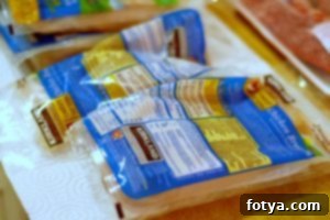 Κοτόπουλο έτοιμο για κατάψυξη Διχασμένη συσκευασία κοτόπουλου Costco.