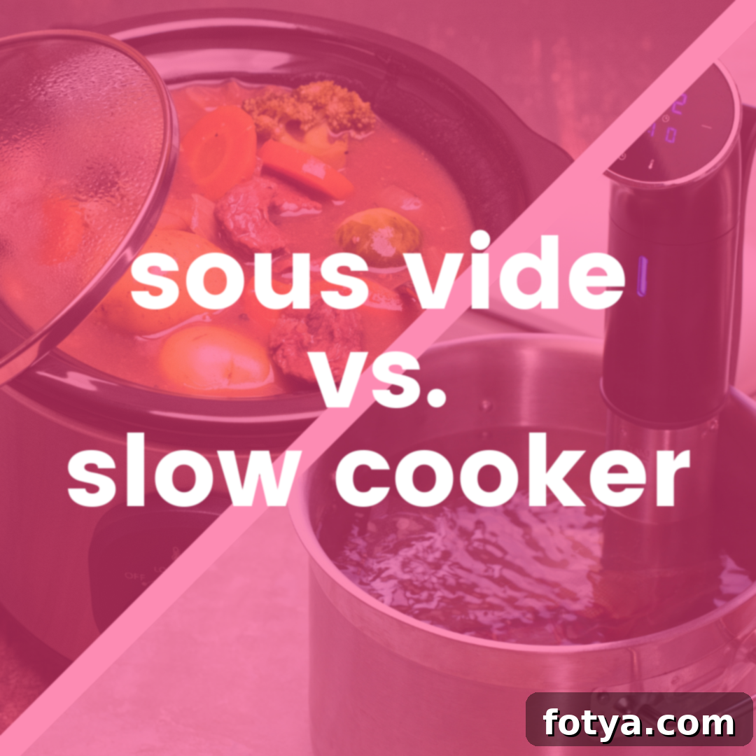Χρήση Σου Βιντ για Προετοιμασία Γευμάτων 4 Sous Vide vs. Slow Cooker: Ποιο είναι Καλύτερο;