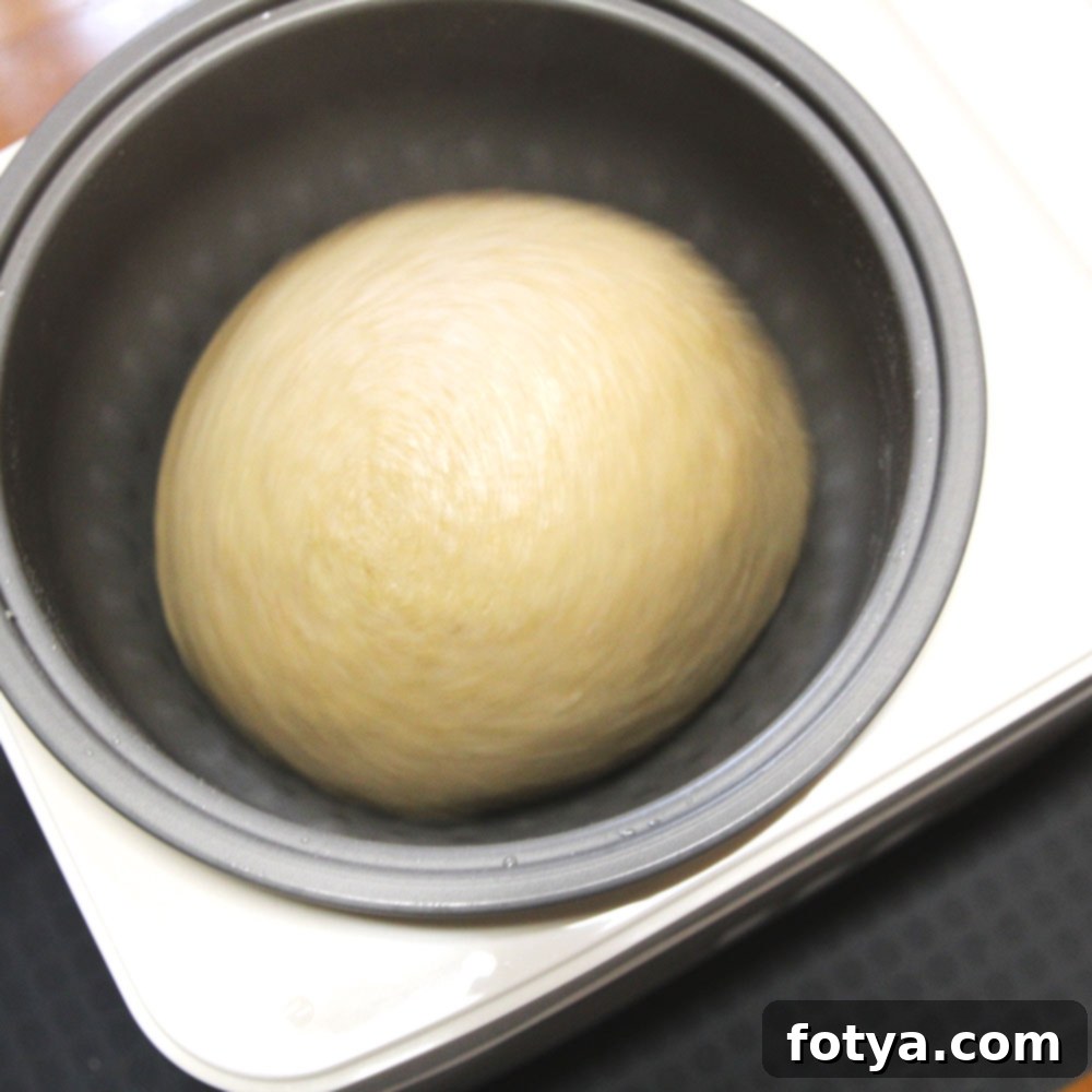 Σπιτικό Μότσι από Καφέ Ρύζι με Μηχανή Μότσι 11 mochi maker χτυπάει το καστανό ρύζι σε mochi