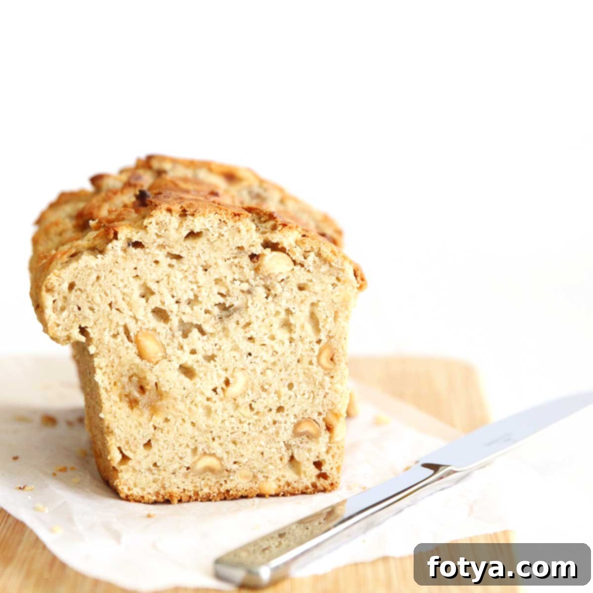 Πρωτεϊνούχο Μπανάνα Μπρεντ PB Fit Χωρίς Γάλα και Αυγά 7 ψημένο ψωμί μπανάνας υψηλής πρωτεΐνης με φυστικοβούτυρο pb fit