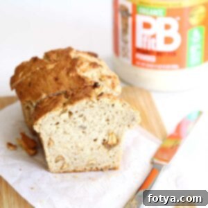 Πρωτεϊνούχο Μπανάνα Μπρεντ PB Fit Χωρίς Γάλα και Αυγά 9 Υψηλής Πρωτεΐνης Ψωμί Μπανάνας με Φυστικοβούτυρο PB Fit (Συνταγή Χωρίς Γαλακτοκομικά, Χωρίς Αυγά)