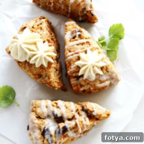 Η Απόλυτη Συλλογή Ιδεών για Scones: Μέρος 1 – Γλυκά Scones 4 Scones με Γεύση Κέικ Καρότου - Γλυκά Scones