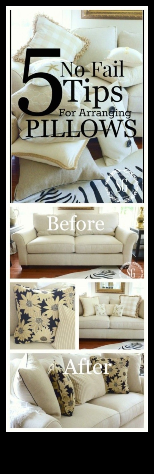 Πέτα μαξιλάρια 5 εύκολοι τρόποι για να τα τακτοποιήσεις 3 Δημιουργικοί τρόποι για να τακτοποιήσετε μαξιλάρια ριχτών