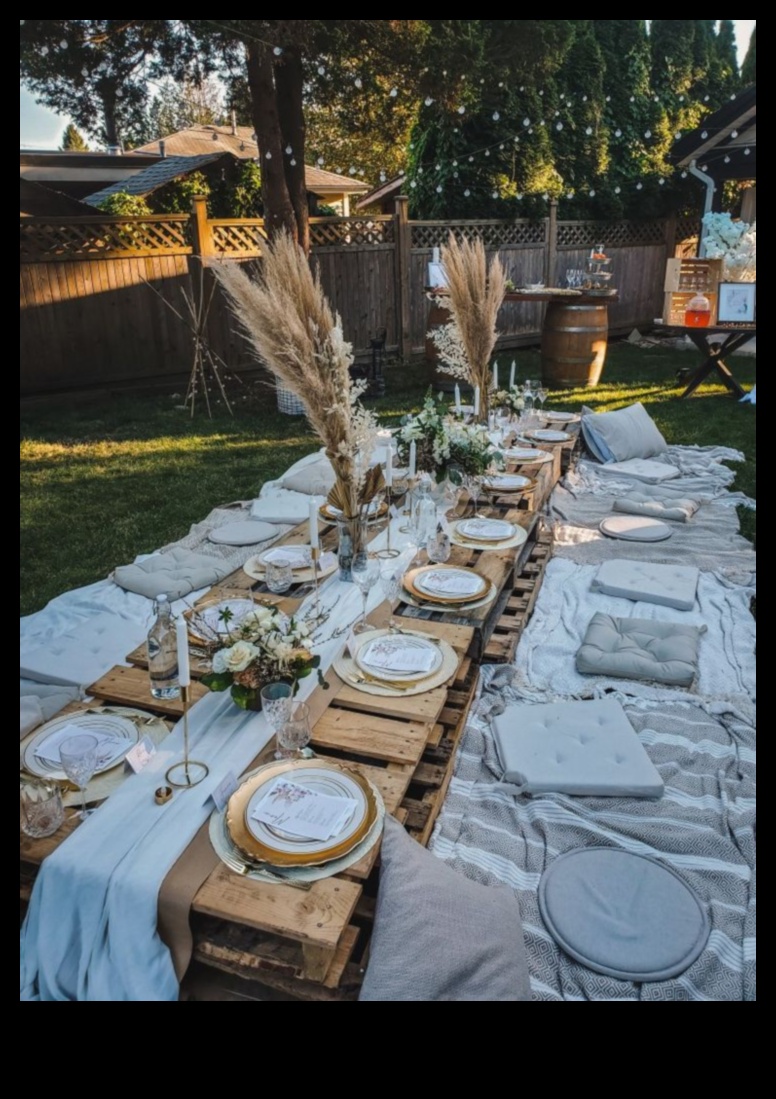 Boho Picnic Μια ρουστίκ και κομψή συγκέντρωση 4 Πώς μπορώ να ενσωματώσω Συμβουλές για τη διακόσμηση ενός υπαίθριου σημείου για πικνίκ με Boho Vibes;