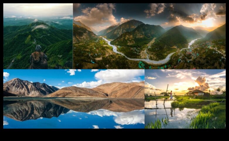 Ζωντανή φωτογραφία τοπίων που αποτυπώνει την ομορφιά της φύσης Ζωντανή φωτογραφία τοπίων που αποτυπώνει την ομορφιά της φύσης