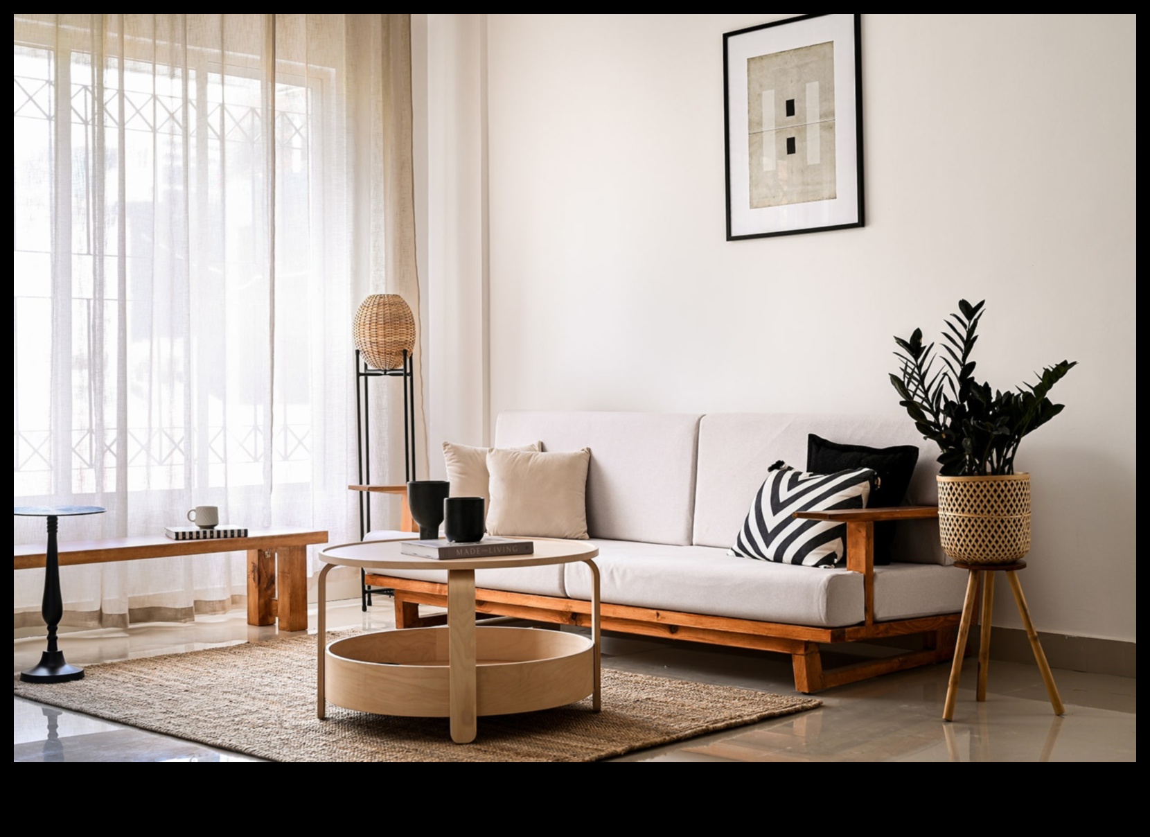 Το μινιμαλιστικό ιαπωνικό σαλόνι 3 Πώς να πετύχετε μια σύγχρονη ιαπωνική διακόσμηση σαλονιού για Zen Serenity χρησιμοποιώντας ιδέες διακόσμησης;