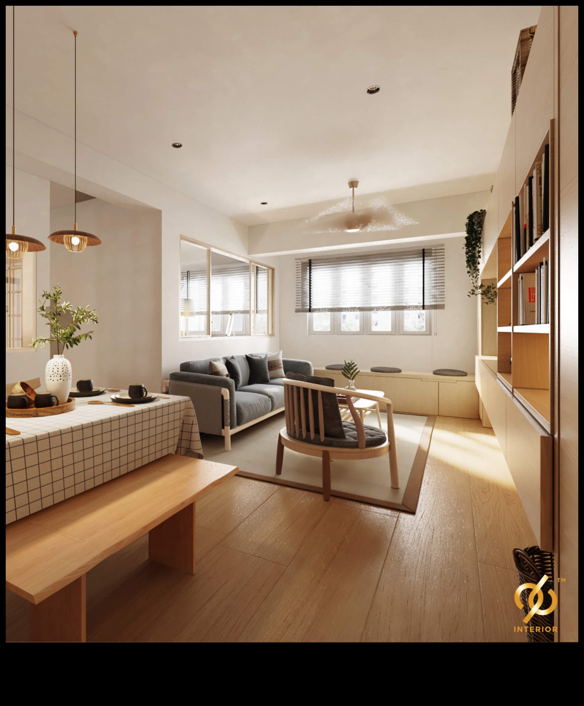 Το μινιμαλιστικό ιαπωνικό σαλόνι 2 Πώς να πετύχετε μια σύγχρονη ιαπωνική διακόσμηση σαλονιού για Zen Serenity χρησιμοποιώντας ιδέες διακόσμησης;