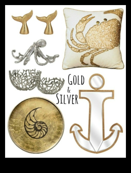 Χρυσές πινελιές Βασικό στοιχείο της παράκτιας διακόσμησης 5 Πώς να ενσωματώσετε δημιουργικούς τρόπους για να χρησιμοποιήσετε χρυσές πινελιές στην παράκτια διακόσμηση για μια πολυτελή πινελιά;