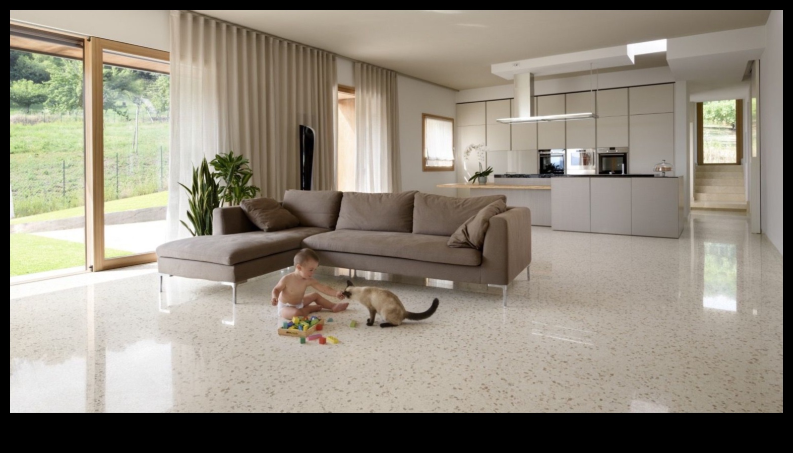Terrazzo A Modern Flooring Classic 2 Πώς να χρησιμοποιήσετε το Terrazzo στη μοντέρνα διακόσμηση για μια μοντέρνα και μοναδική εμφάνιση;