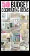 Ιδέες διακόσμησης σπιτιού για κάθε προϋπολογισμό
