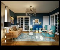 Εκλεκτική εσωτερική διακόσμηση Ένας συνδυασμός στυλ