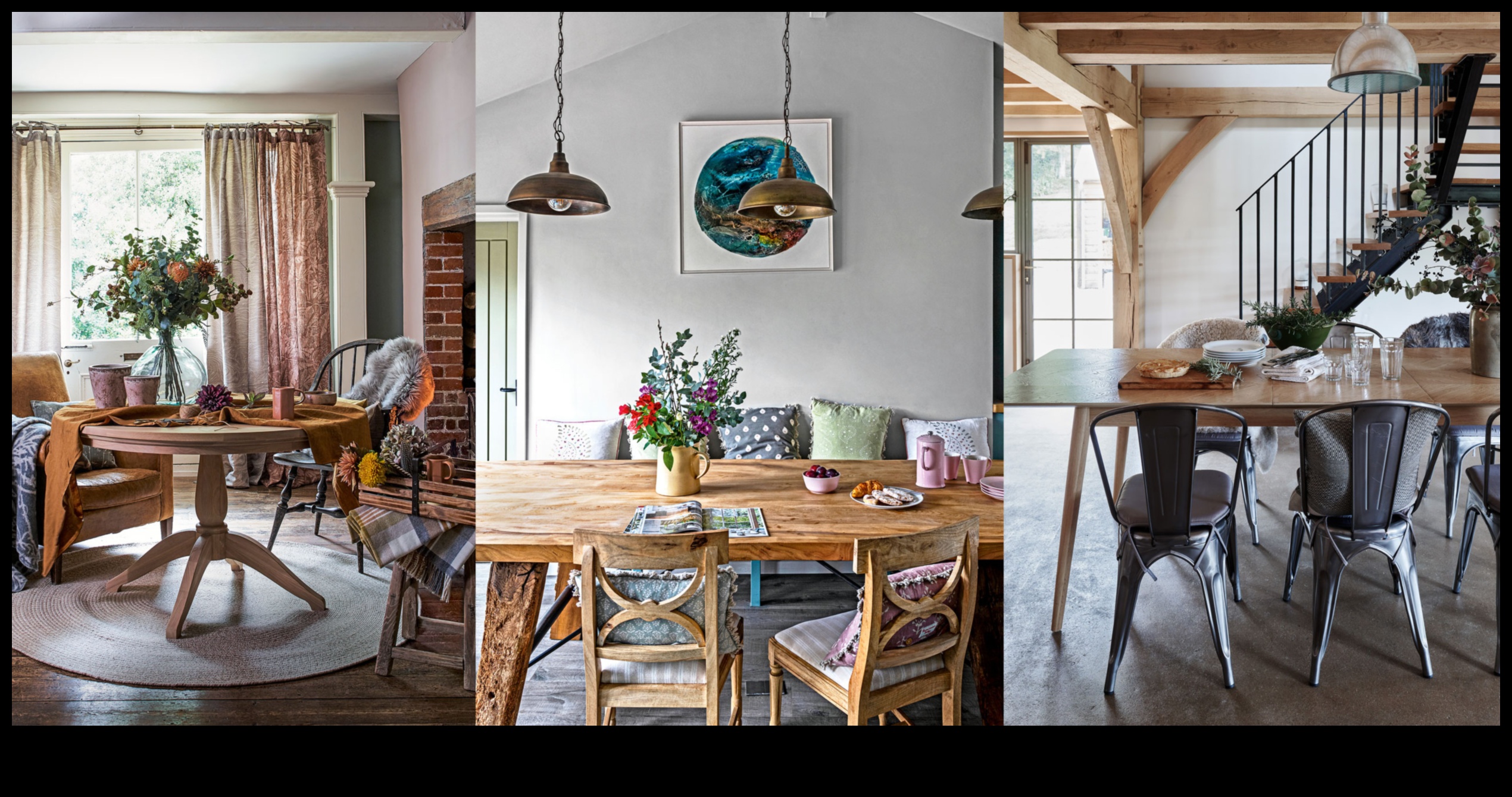 Πώς μπορώ να δημιουργήσω μια αίσθηση Urban Farmhouse στην τραπεζαρία μου με το Farmhouse Decor Ideas;