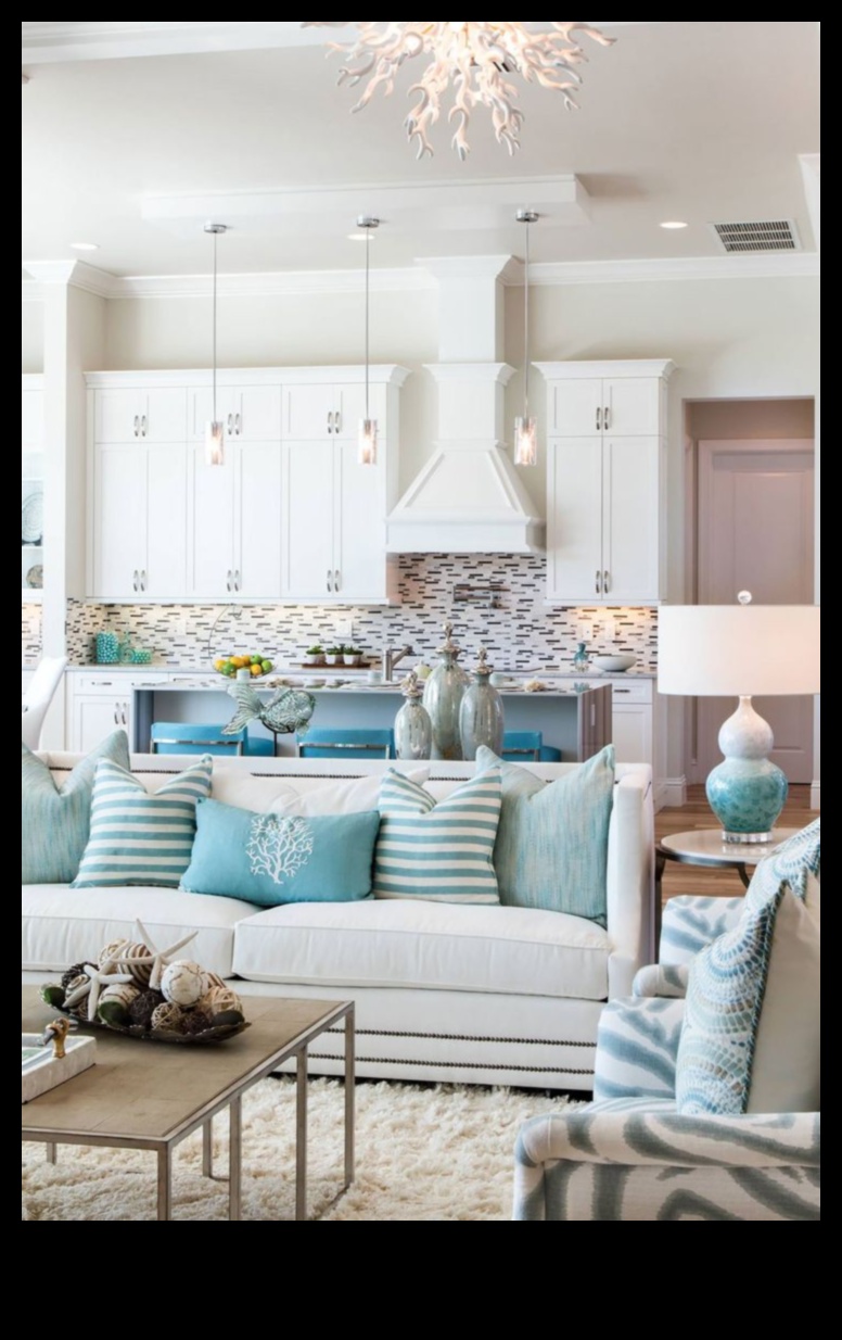 Παράκτιο Lounge Relax in Style 1 Ποιες είναι μερικές συμβουλές για τη διακόσμηση ενός εξωτερικού χώρου σαλονιού με παραθαλάσσια ατμόσφαιρα;